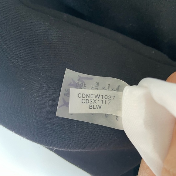 NWT Calvin Klein Black & White Colorblock Sheath Dress – Size 2 - Picture 6 of 9